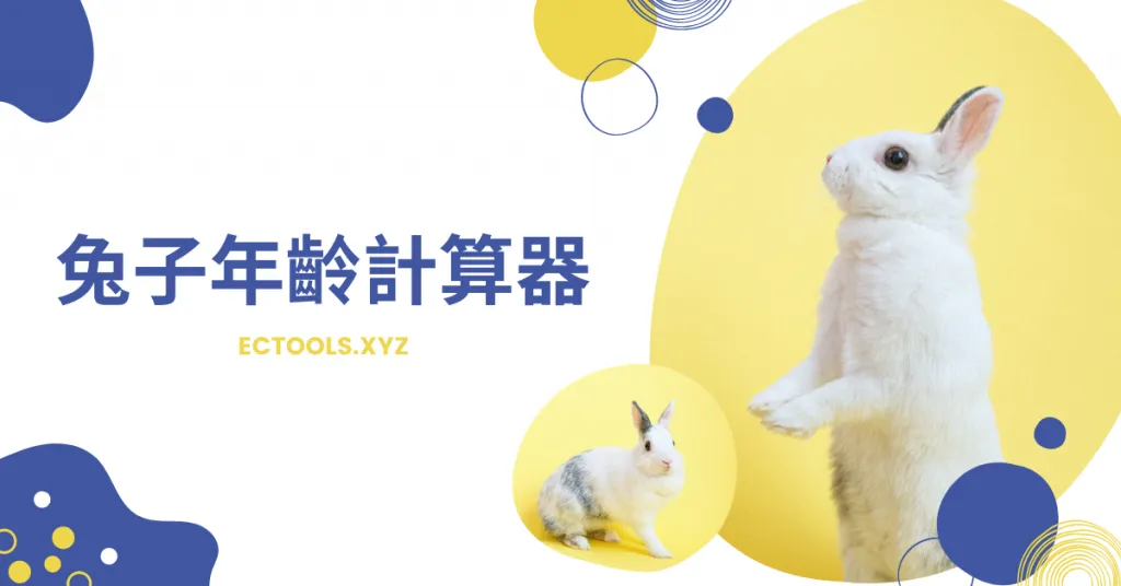 兔子年齡計算器 (兔子年齡VS人類年齡)